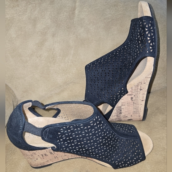 Life Stride Women's Black Hinx 2 Wedges  Heels Size 10M - Picture 2 of 8